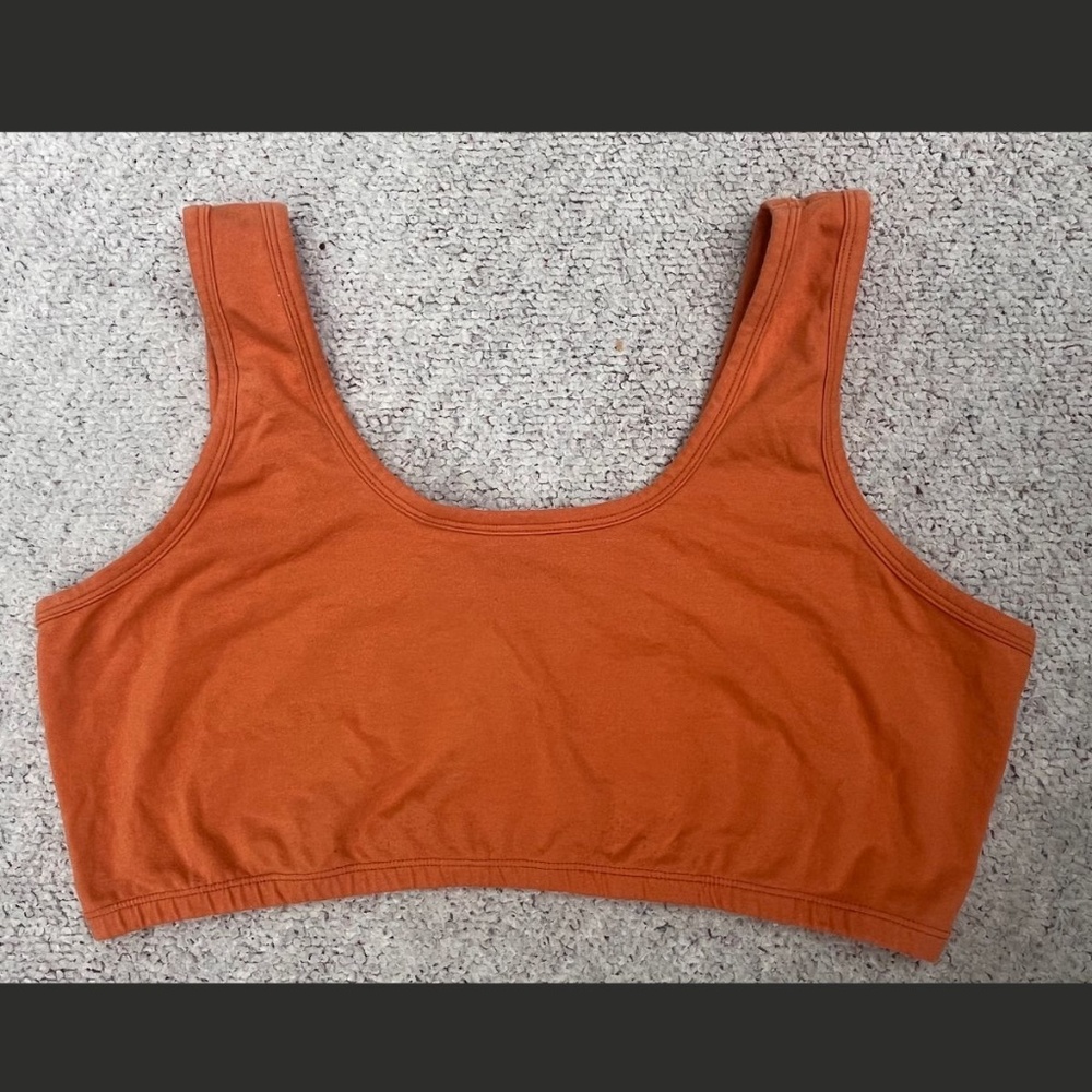 ARQ Wide Strap Bra in Burnt Orange Size 3X
